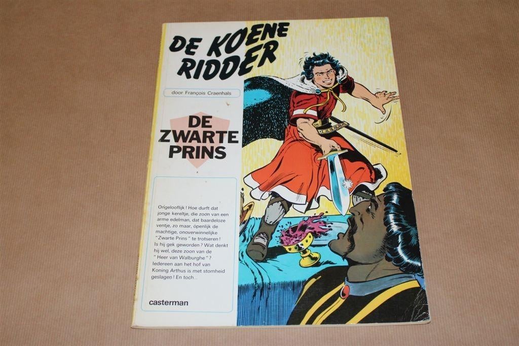 De zwarte prins. De koene ridder., Boeken, Stripboeken, Gelezen, Eén stripboek, Ophalen of Verzenden