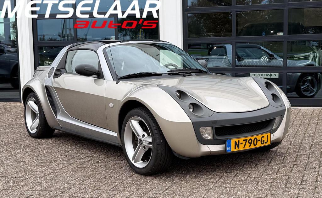 Smart roadster 0.7 turbo 100PK, Automaat, Gebruikt, Zwart, Leder