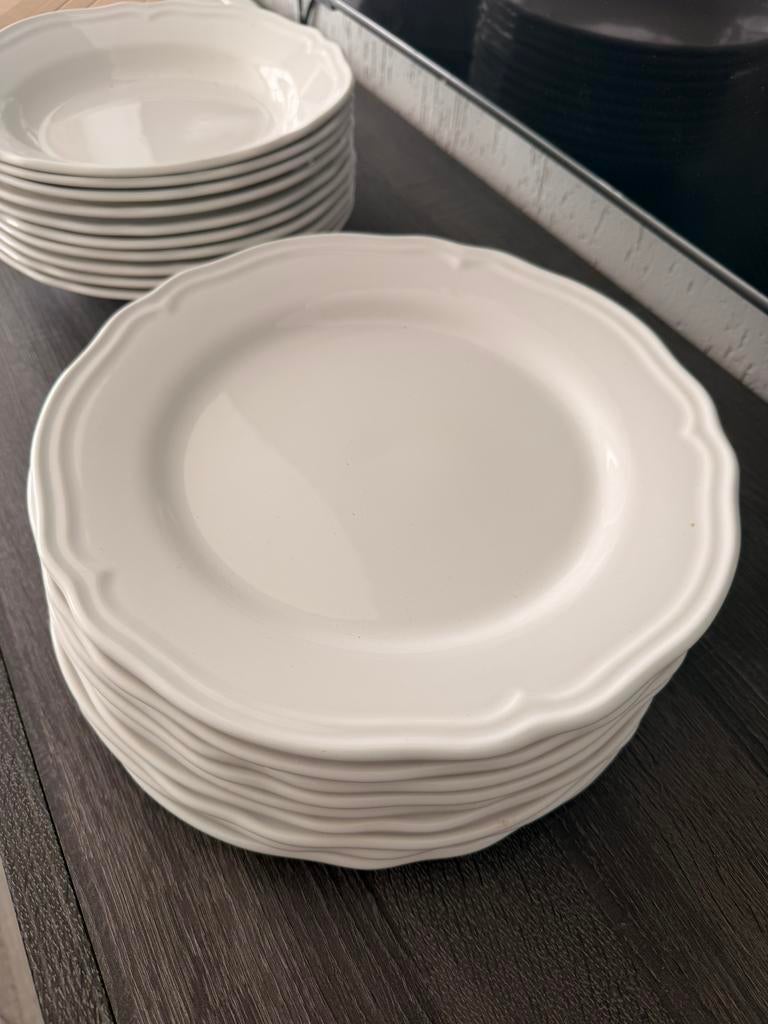 Porseleinen borden, Antiek en Kunst, Antiek | Servies compleet, Ophalen