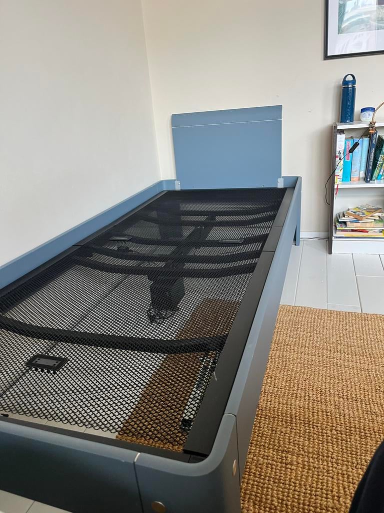 Auping Auronde 90x210 spiraalbodem met 1 motor, Ophalen, Overige materialen, 90 cm, Eenpersoons