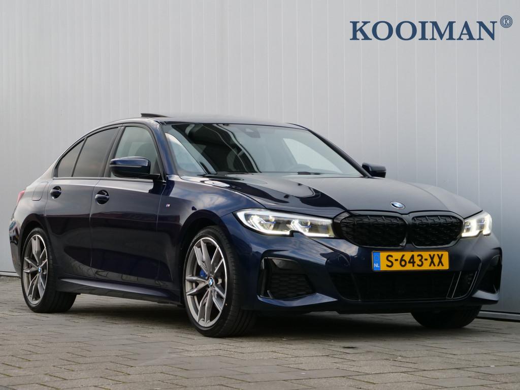 BMW 3-serie M340i xDrive High Executive 374 Pk Automaat Navi, Blauw, 1645 kg, Lichtsensor, 374 pk
