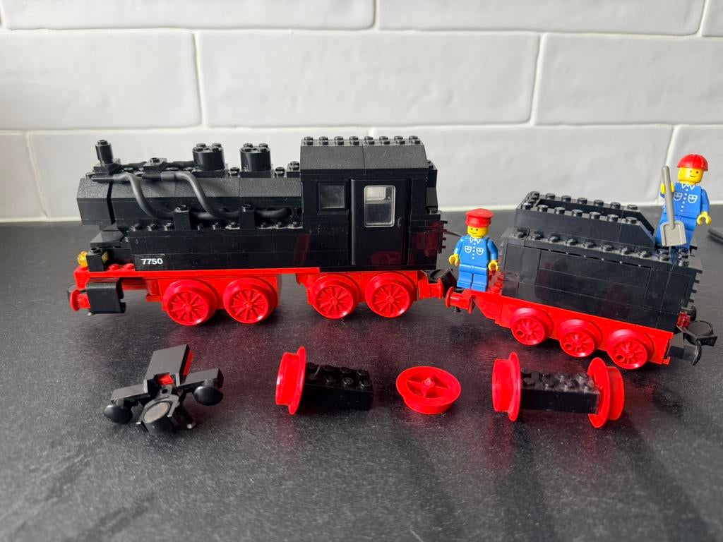 Lego 7750 - 12V Trein: Steam Engine, Kinderen en Baby's, Speelgoed | Duplo en Lego, Ophalen of Verzenden, Zo goed als nieuw