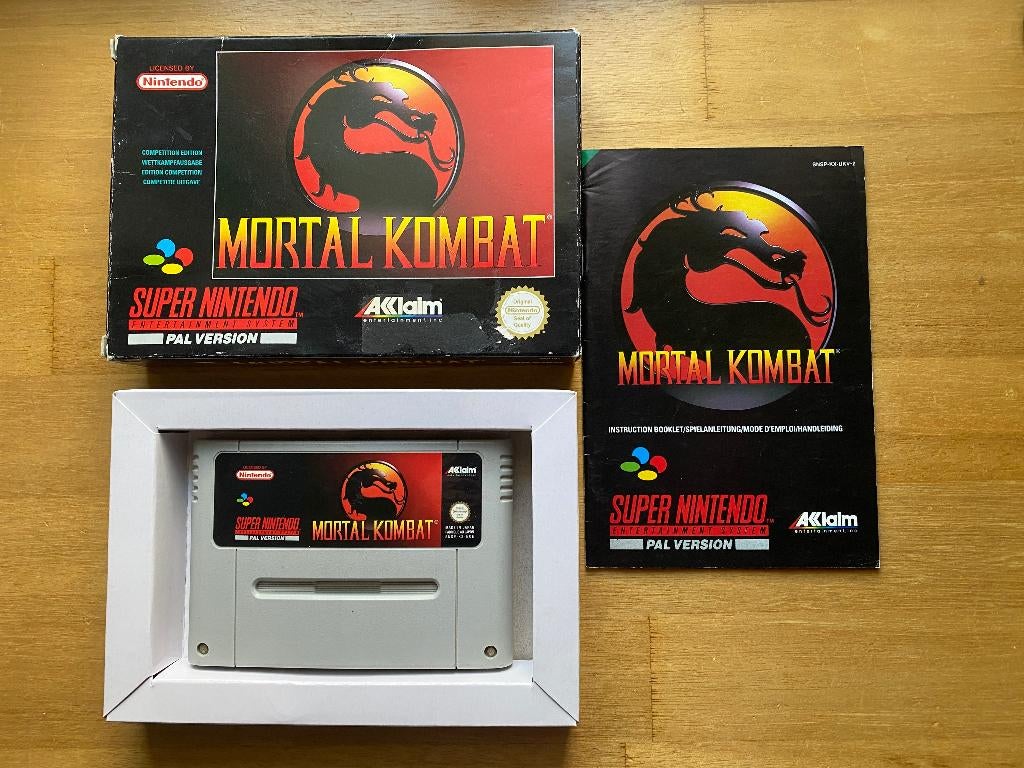 Mortal kombat snes, Spelcomputers en Games, Games | Nintendo Super NES, Avontuur en Actie, 1 speler, Ophalen of Verzenden, Zo goed als nieuw