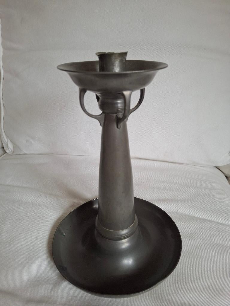 Tinnen kandelaar (Gero) 1925, Ophalen, Overige materialen