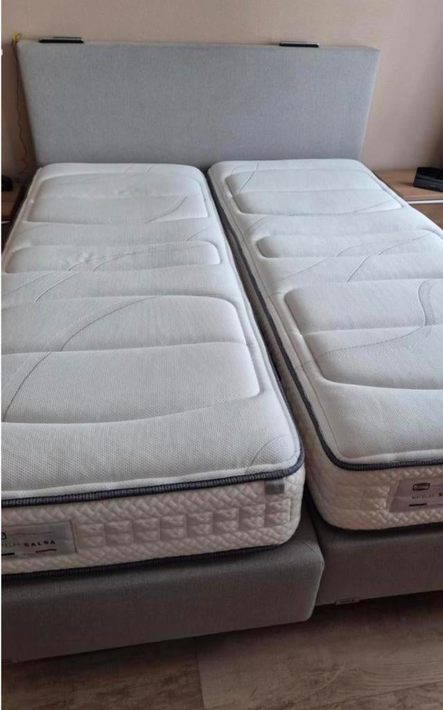 Avek elektriche verstelbare boxspring ophalen voor €250, Huis en Inrichting, Ophalen, Gebruikt, Tweepersoons, 180 cm