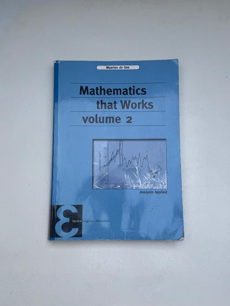 Mathematics that Works volume 2, Ophalen of Verzenden, Gelezen, Natuurwetenschap