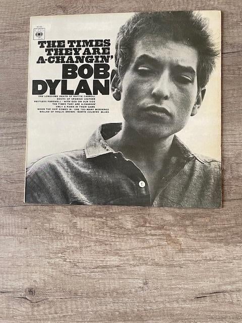 LP Bob Dylan - The Times They Are A-Changin' - 1965, Ophalen of Verzenden, Gebruikt, 12 inch, Poprock