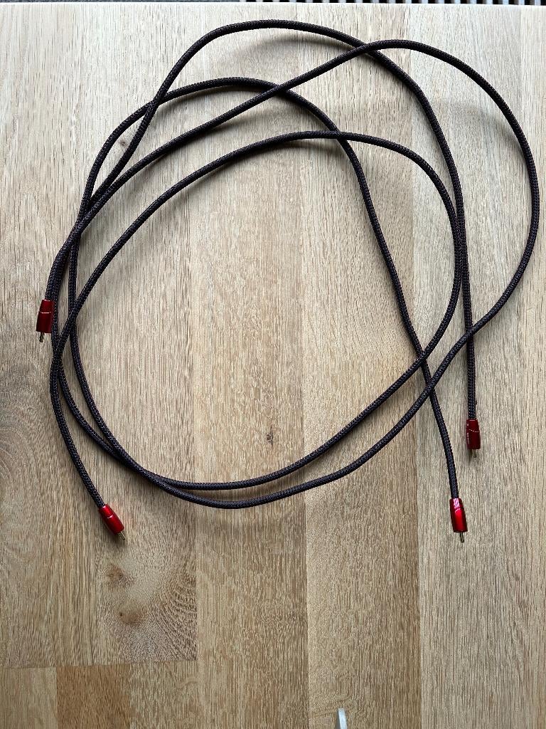 Audioquest Red River RCA kabel 1,5 meter, Ophalen, Zo goed als nieuw, Minder dan 2 meter, Interlink-kabel