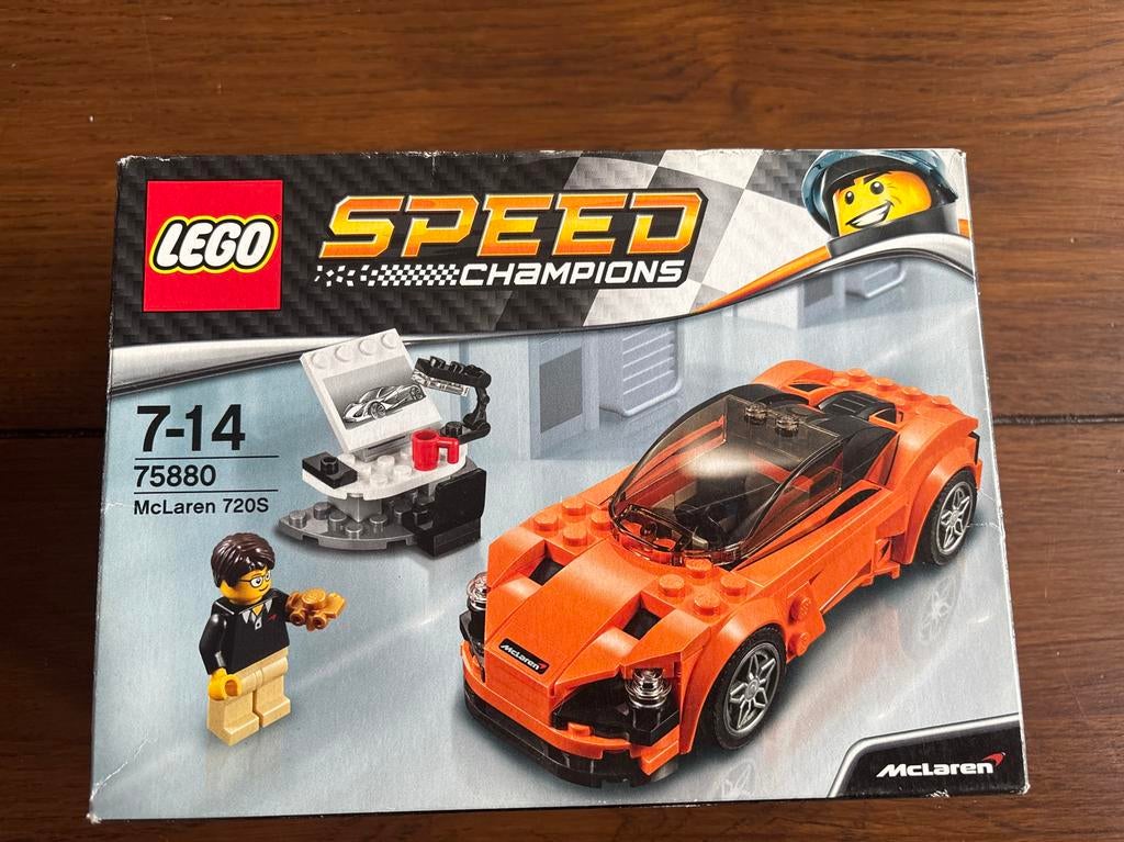 LEGO Speed Champions 75880 McLaren 720S, Ophalen of Verzenden, Zo goed als nieuw, Complete set, Lego
