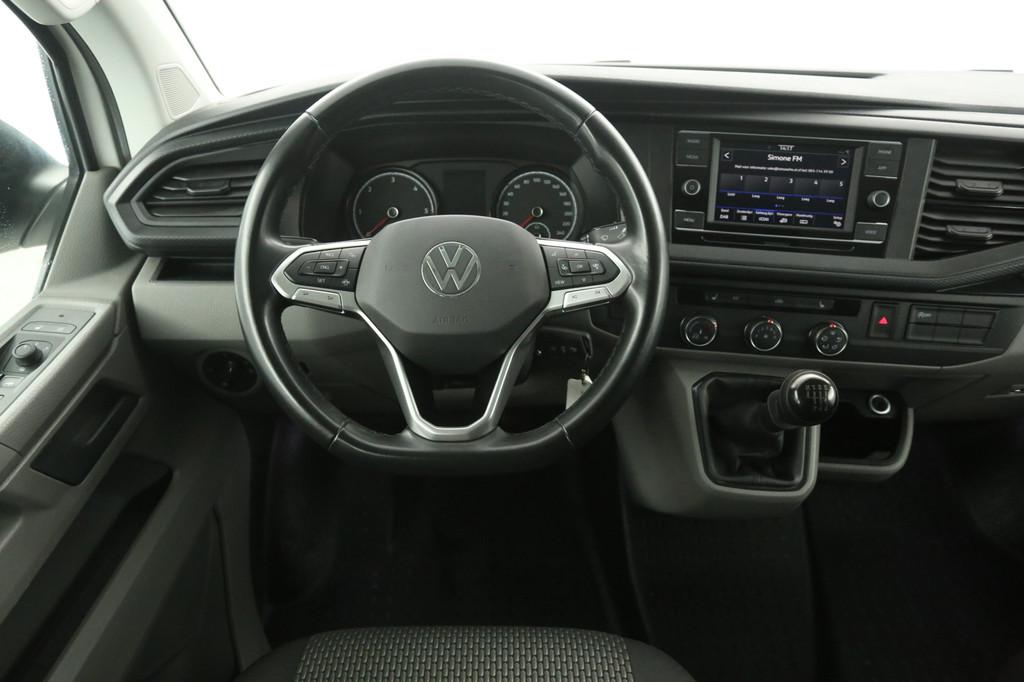 Volkswagen Transporter 2.0 TDI T6.1 150PK L2H1 | Dubbele Cab, Auto's, Bestelauto's, Voorwielaandrijving, Euro 6, 4 cilinders, 150 pk