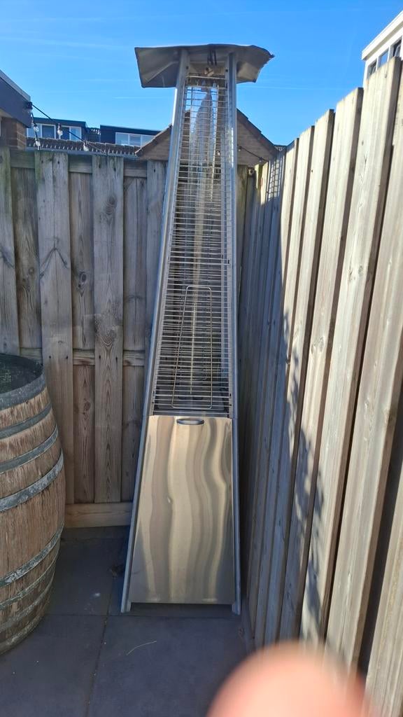 Terras verwarming, Ophalen, Gebruikt