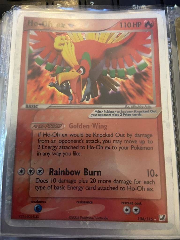 Ho-oh ex Unseen Forces (104/115), Ophalen, Zo goed als nieuw