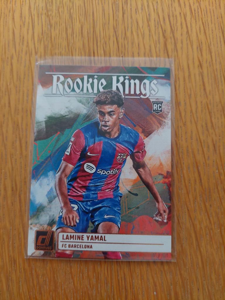 Lamine Yamal Rookie Card Kings FC Barcelona Panini, Ophalen of Verzenden, Zo goed als nieuw, Plaatje