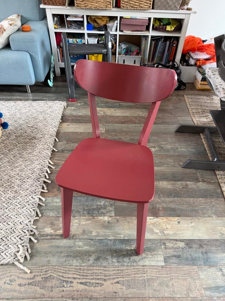 Fonq Crow stoel bordeauxrood, Ophalen, Gebruikt, Drie, Rood