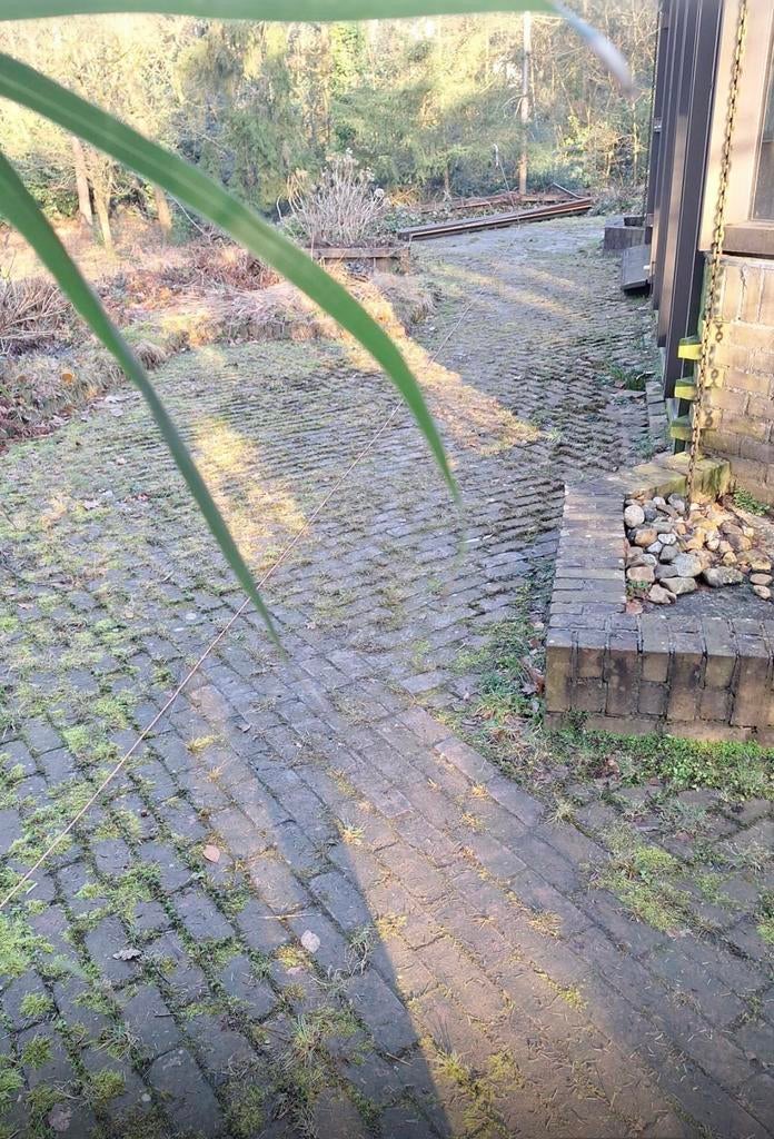 7 duimers geel blond 300m2, Ophalen, Gebruikt, Klinkers, 10 m² of meer