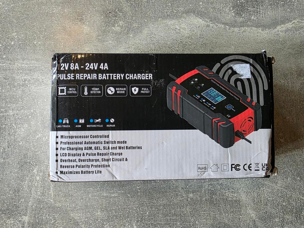 Pulse Repair Acculader 12V 8A - 24V 4A nieuw, Auto-onderdelen, Onbekend, Nieuw, Ophalen of Verzenden, Onbekend