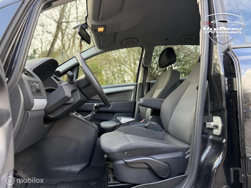 Opel Zafira 1.8 Executive Nwe Apk Nap 7 Persoons, Gebruikt, 4 cilinders, Zwart, Origineel Nederlands