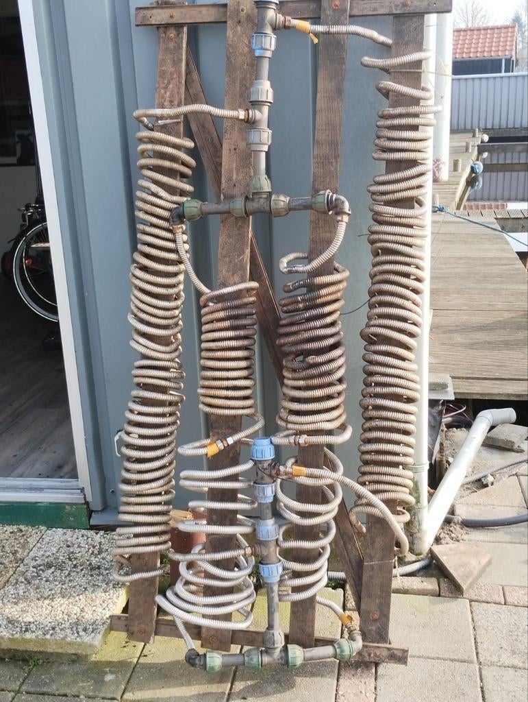 Warmtewisselaar Ribbelbuis DN16 - 60m voor Warmtepomp, Ophalen