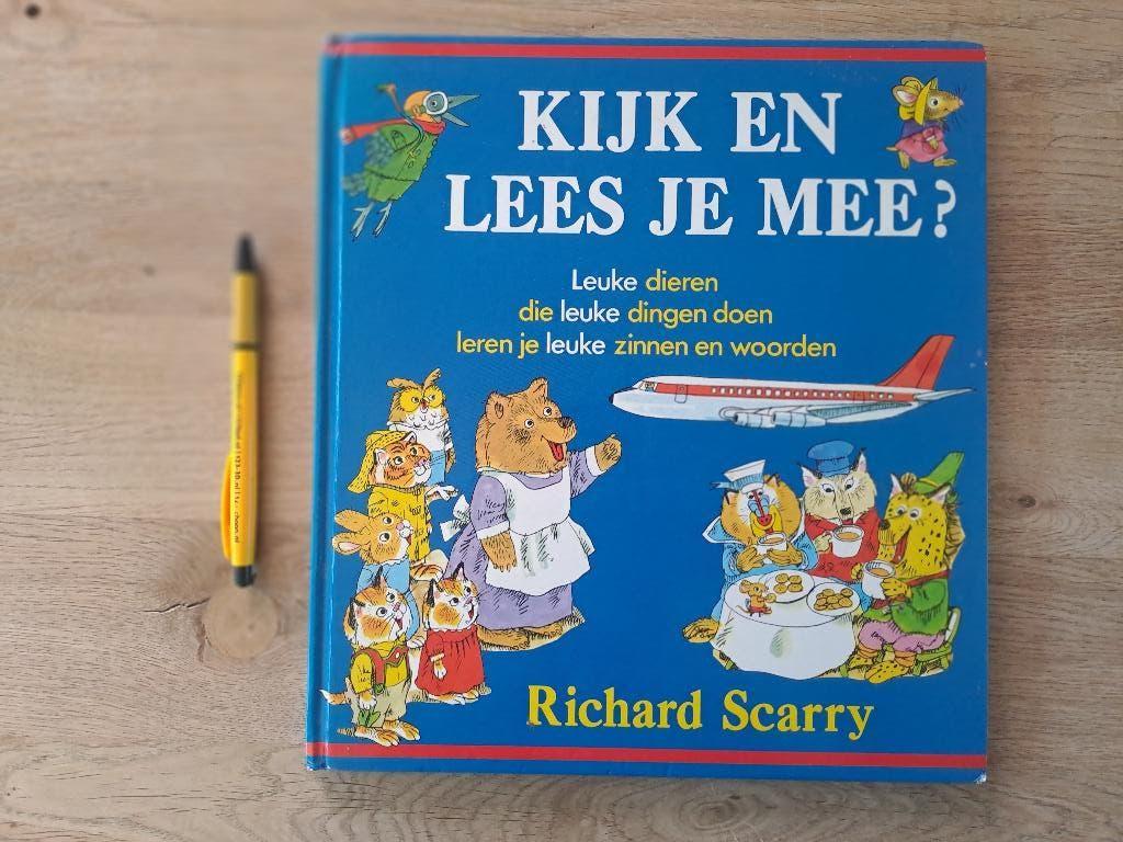 RICHARD SCARRY. KIJK EN LEES JE MEE?, Boeken, Fictie algemeen, Jongen of Meisje, Ophalen of Verzenden, Zo goed als nieuw