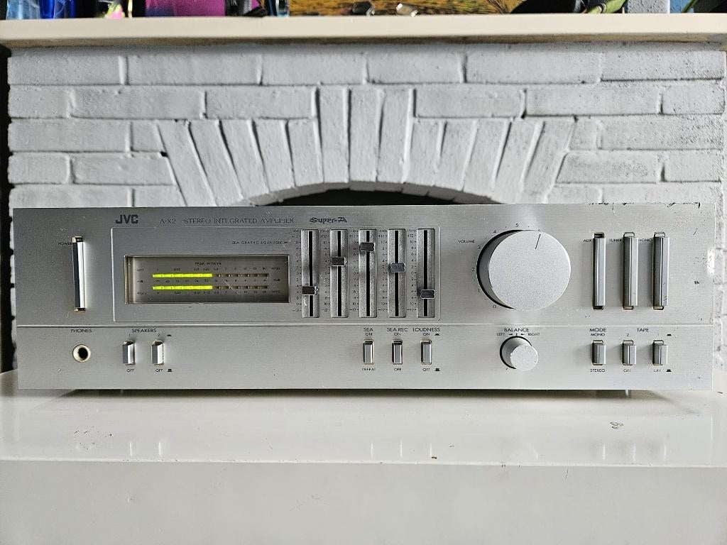 JVC A‑X2 Stereo Versterker – Super‑A – Goed Werkend, Gebruikt, JVC, Ophalen of Verzenden, Minder dan 60 watt