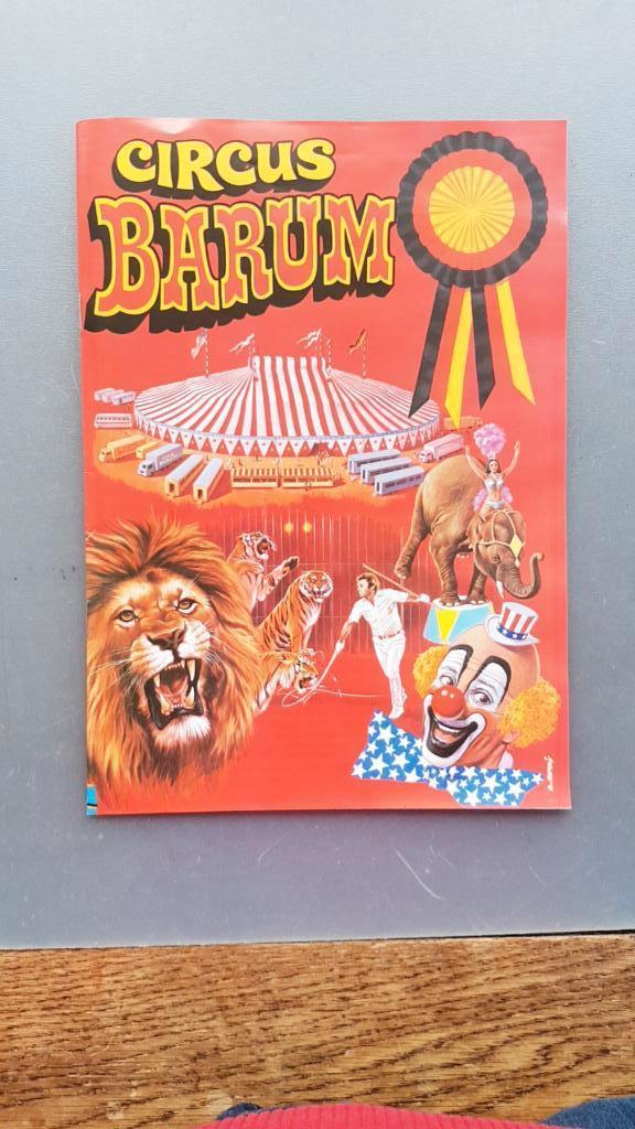 Circus/ programmaboek Circus Barum 1992., Ophalen of Verzenden, Zo goed als nieuw