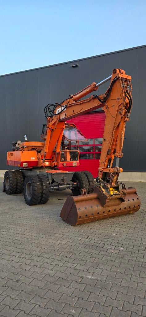 Atlas AB 1302 D kraan 4X4 (1979) – compleet met bakken MARGE, Zakelijke goederen, Machines en Bouw | Kranen en Graafmachines, Ophalen of Verzenden