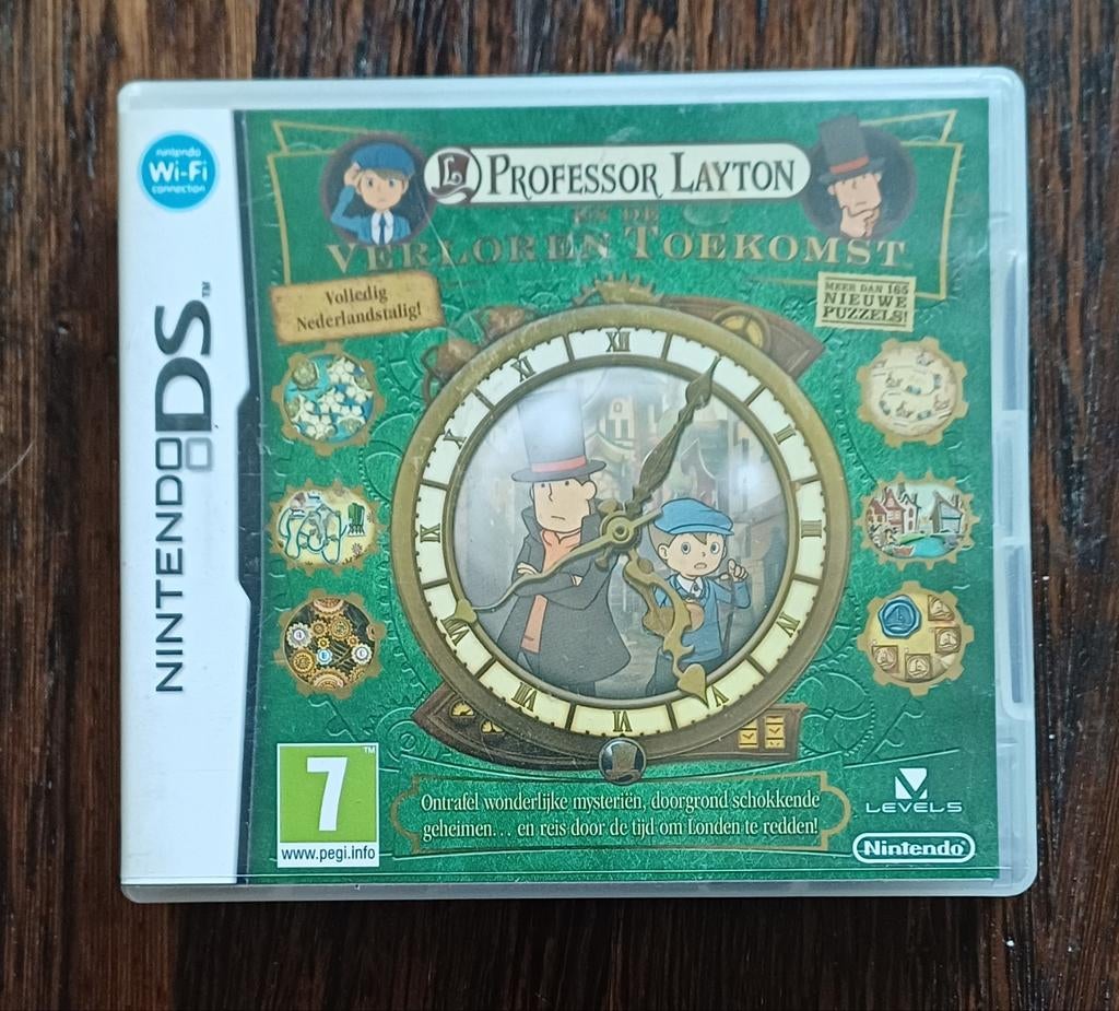 Professor Layton en de Verloren Toekomst - Nintendo DS, Puzzel en Educatief, 1 speler, Ophalen of Verzenden, Zo goed als nieuw