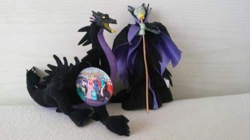 2 figuren Ah spaaraktie doornroosje tw: de heks en de draak, Verzamelen, Albert Heijn, Ophalen of Verzenden