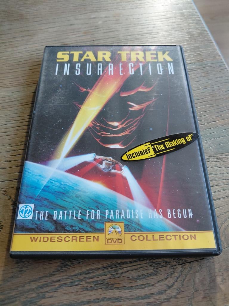 Star Trek Insurrection film dvd., Cd's en Dvd's, Vanaf 12 jaar, Ophalen of Verzenden, Zo goed als nieuw, Science Fiction