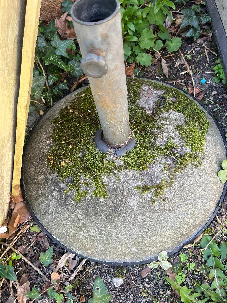 Voet parasol, Ophalen, Minder dan 1 meter, Parasolvoet