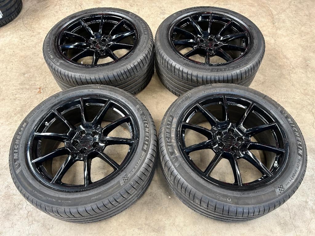20 inch originele velgen + zomerbanden Porsche Macan, Gebruikt, 265 mm, Banden en Velgen, Ophalen of Verzenden