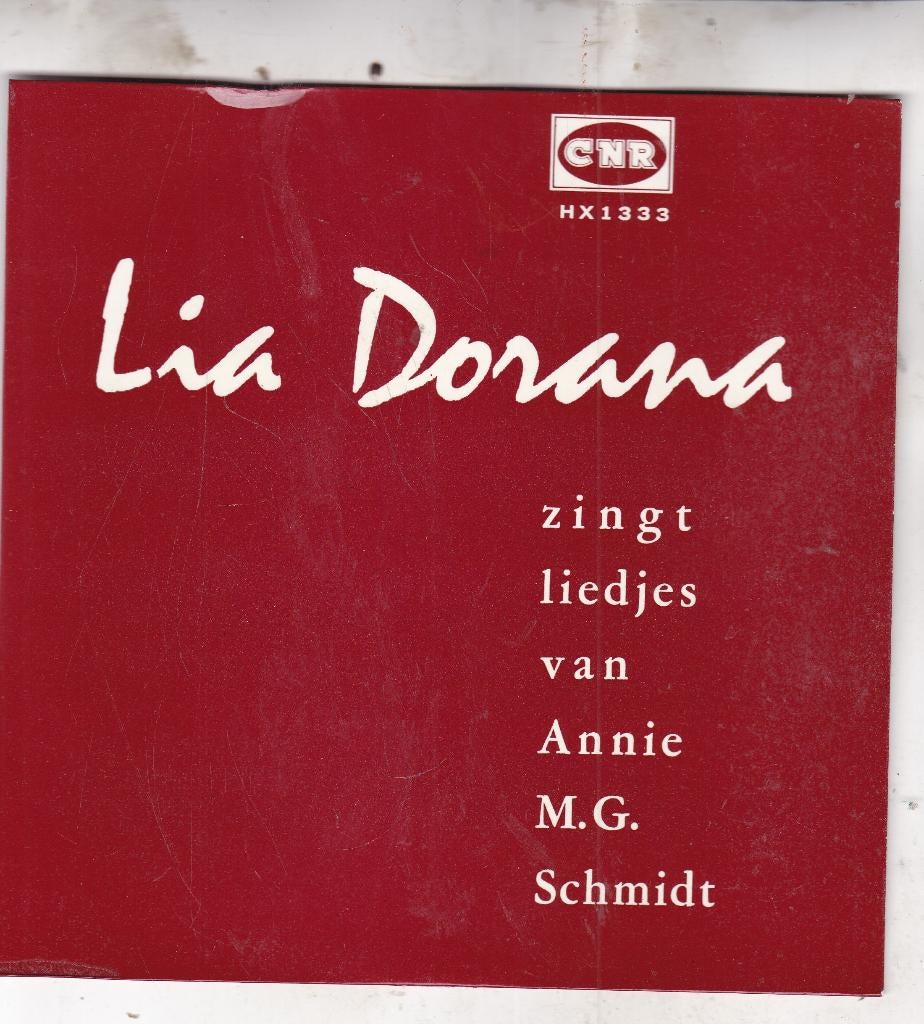 Lia Dorana ( E.P. 1965 ), Cd's en Dvd's, Ophalen of Verzenden, Gebruikt, Overige formaten, Levenslied of Smartlap