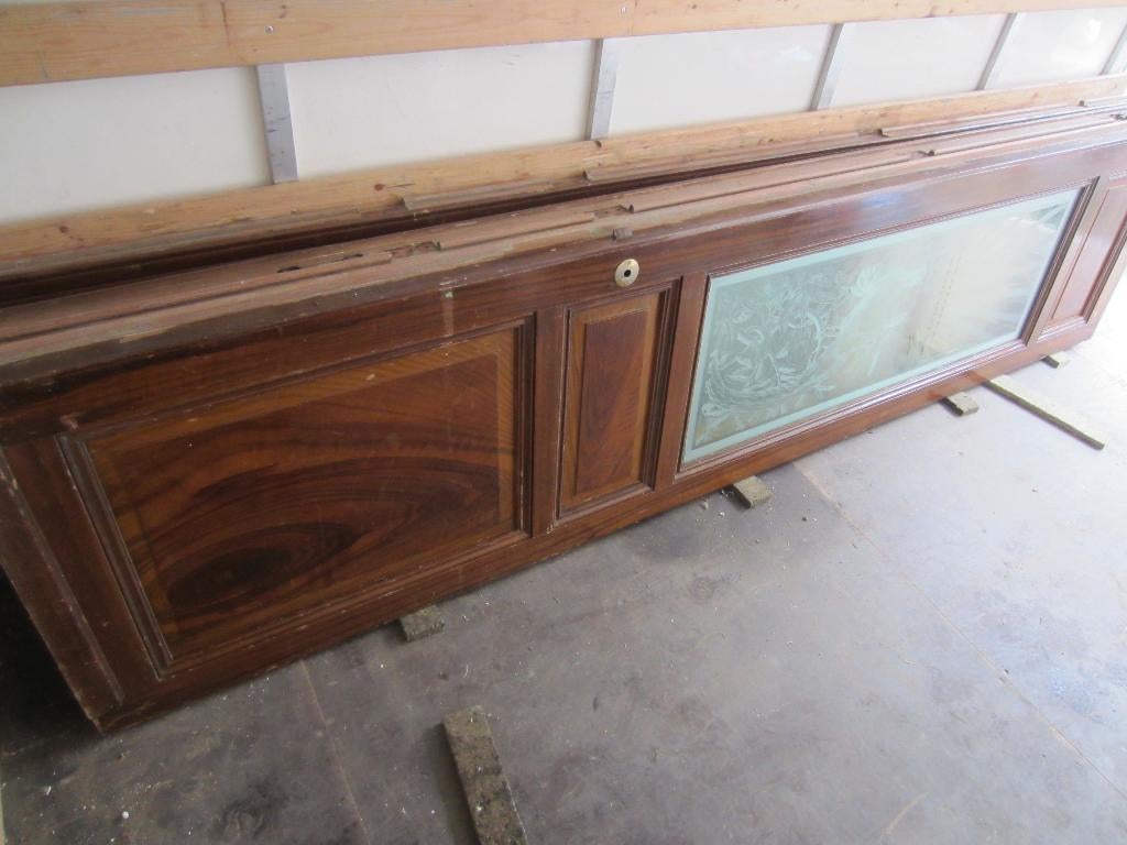 293(of260)hx280br Vierdelige deurenset prachtig ge-etst glas, Ophalen