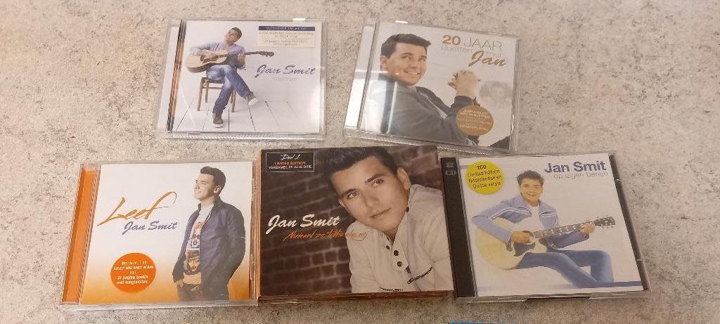 Jan Smit cd 's en dvd 's, Cd's en Dvd's, Cd's | Nederlandstalig, Ophalen of Verzenden, Zo goed als nieuw, Overige genres