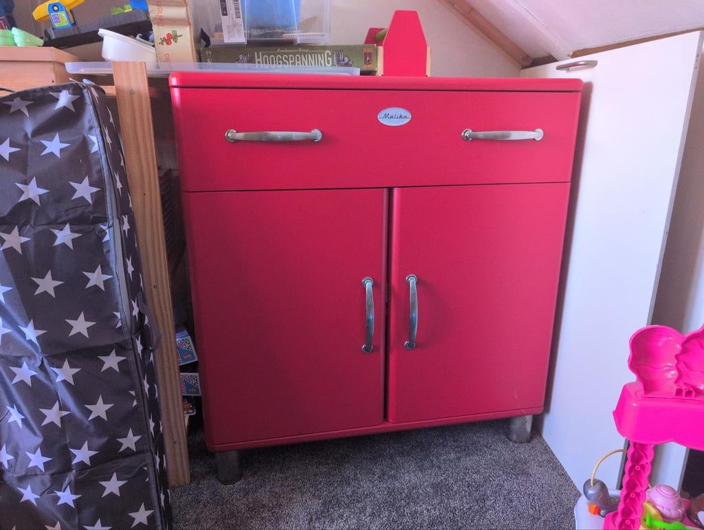 Malibu kastje rood, Ophalen, Gebruikt