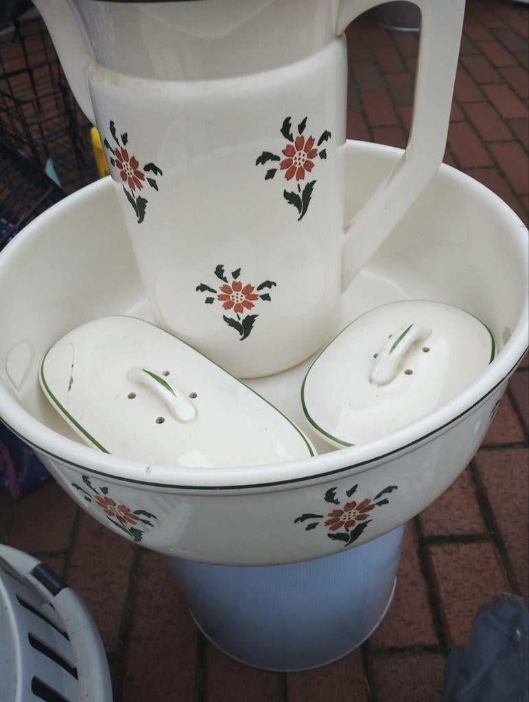 Lampetstel 4 delig, Antiek en Kunst, Ophalen