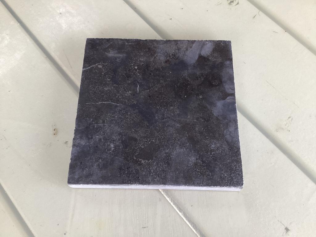 16 Belgische hardstenen tegels 20x20x2.5 cm, Gebruikt, Hardsteen, Ophalen of Verzenden, 20 tot 40 cm