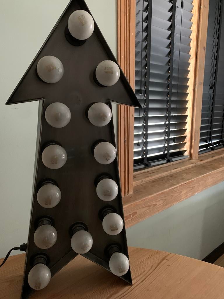 Sissy Boy lamp pijl, Ophalen of Verzenden, Zo goed als nieuw, Minder dan 5 flessen, Metaal