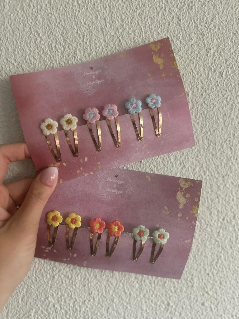 Haarknipjes & haarclipjes mini klikklak bloem, Ophalen of Verzenden, Nieuw, Haarknipjes & haarclipjes
