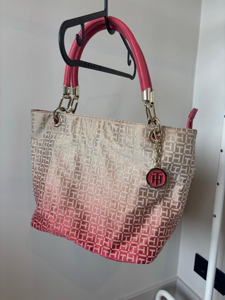 Tommy Hilfiger handtas, Ophalen of Verzenden, Gebruikt, Rood, Handtas