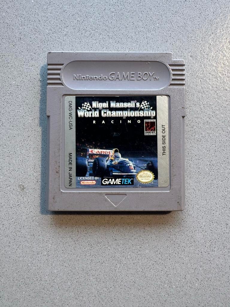 Nigel Mansell's World Championship Racing Game Boy, Gebruikt, 1 speler, Racen en Vliegen, Ophalen of Verzenden