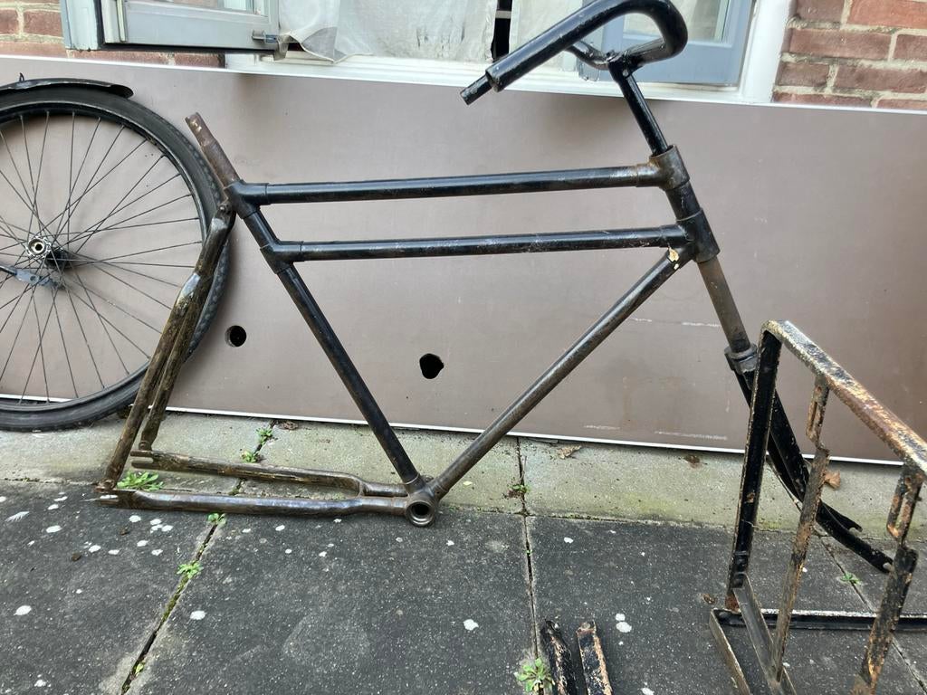 Antieke transportfiets bakkersfiets, Fietsen en Brommers, Fietsen | Oldtimers, Ophalen