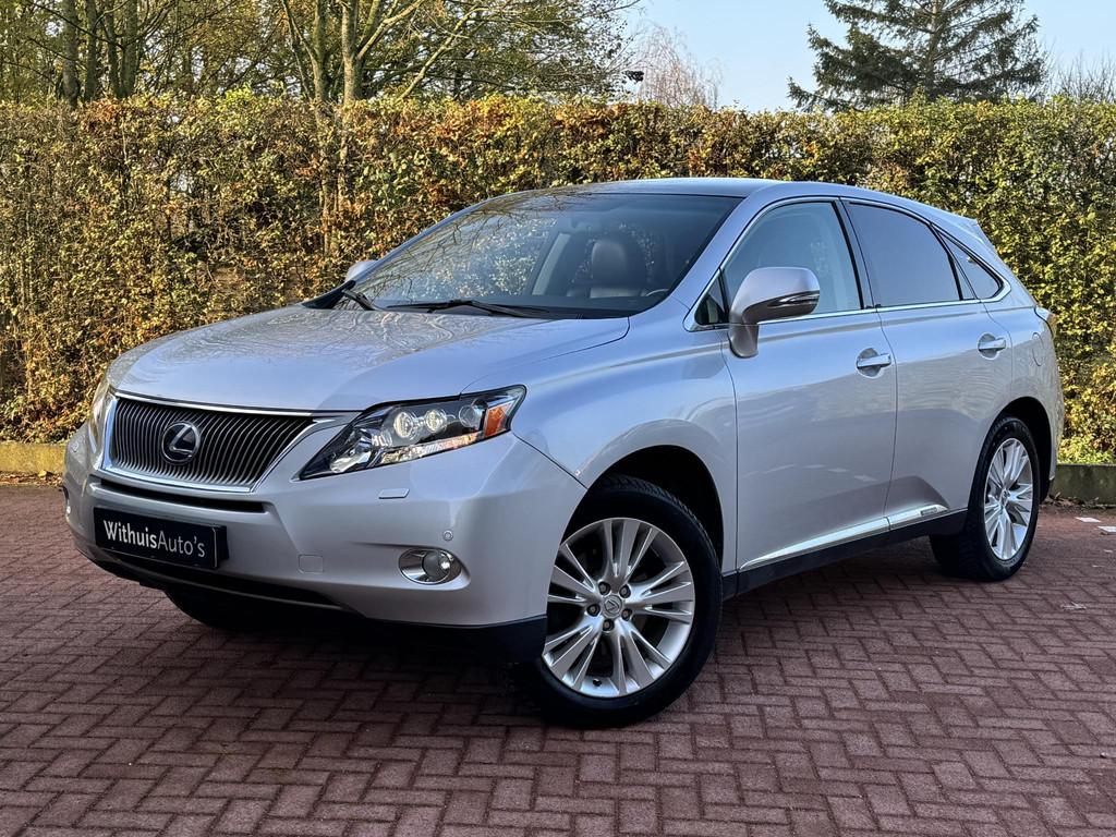 Lexus RX 450h 4WD Trekhaak Mark Levinson HUD, Auto's, Lexus, Automaat, Euro 5, Gebruikt, 2000 kg