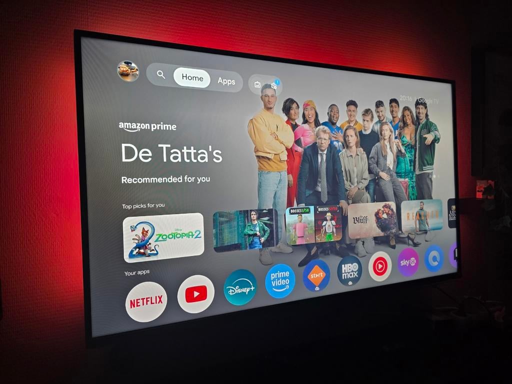 Philips 43PUS8108 Ambilight TV + (evt) een wandbeugel., Ophalen, Philips, 50 Hz, 100 cm of meer