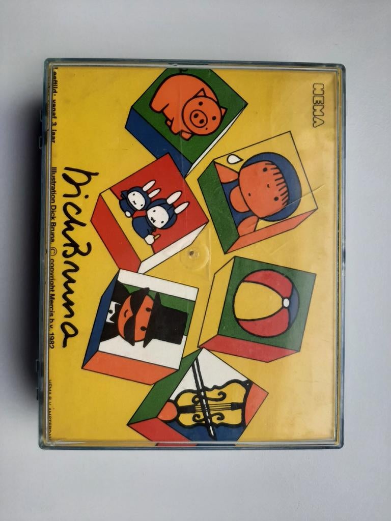 Dick Bruna blokjes puzzel, 2 tot 4 jaar, Gebruikt, 10 tot 50 stukjes, Ophalen of Verzenden