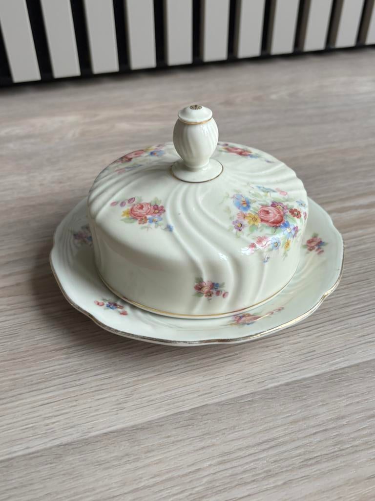 Bavaria botervloot – kaas/gebak-schaal met deksel, Antiek en Kunst, Antiek | Servies los, Ophalen of Verzenden