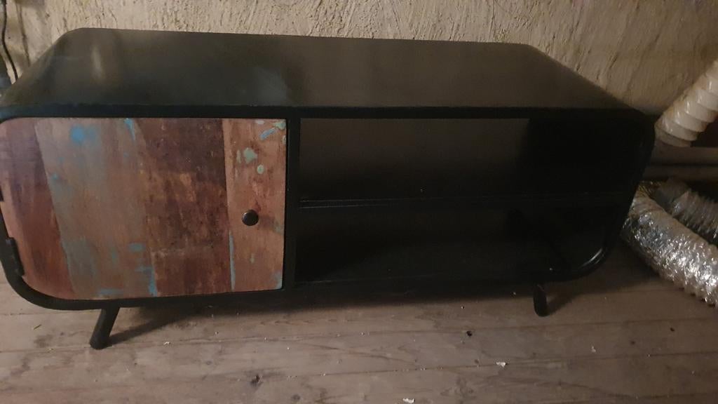 Tv kastje, Ophalen, 25 tot 50 cm, Metaal, Minder dan 100 cm