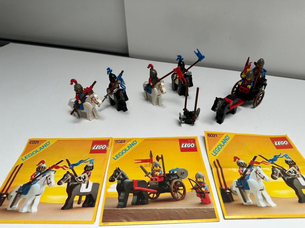Lego ridder setjes., Ophalen of Verzenden, Gebruikt, Complete set, Lego