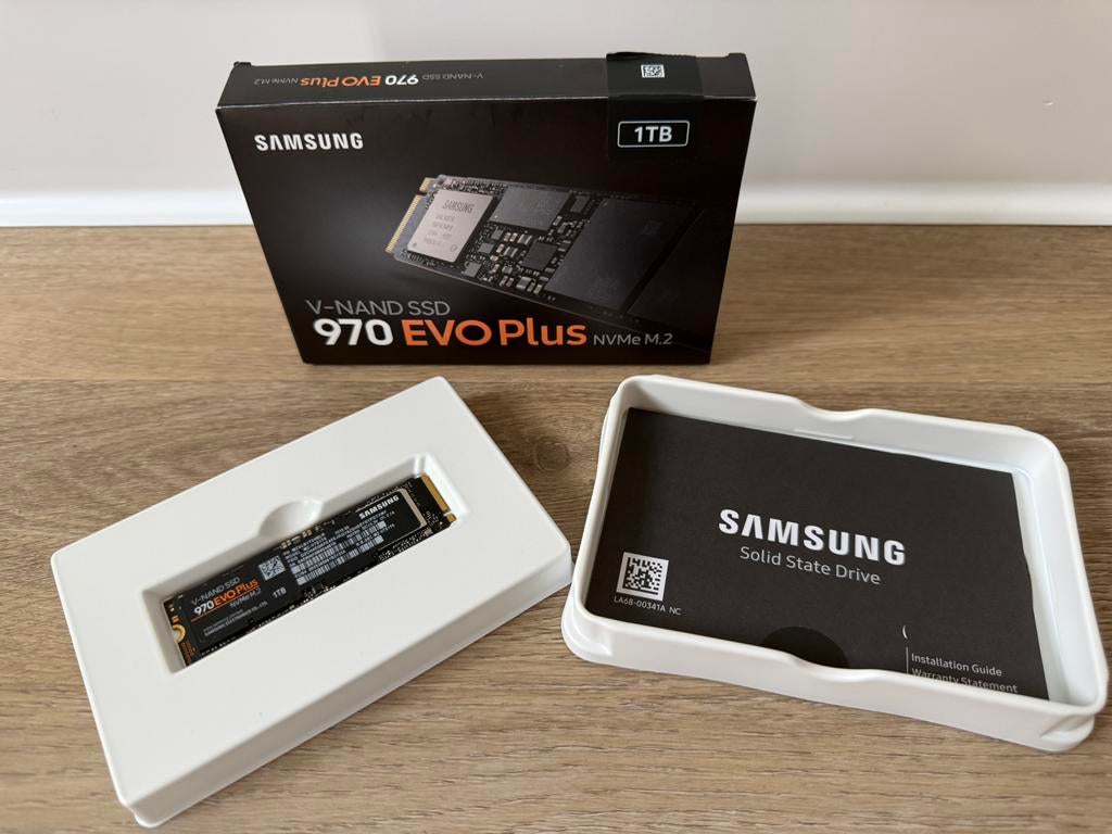 Samsung 970 EVO Plus 1TB NVMe SSD – Snel / Gaming, Computers en Software, Harde schijven, Ophalen of Verzenden, Zo goed als nieuw