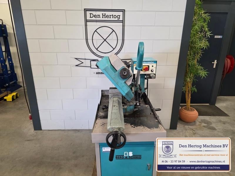 Bandzaagmachine 220mm semihalfautomaat met daalcilinder 400V, Ophalen, Gebruikt, 70 mm of meer, Berg en Schmid